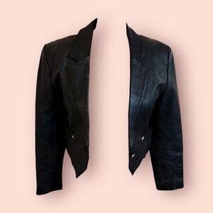 Scully Women's Classic Black Leather Jacket